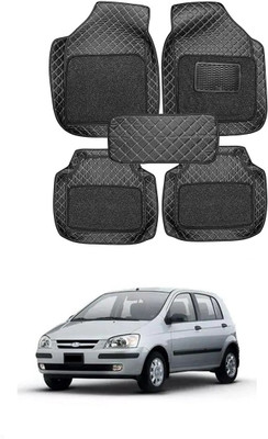 Arnejaa Leatherite 7D Mat For  Hyundai Getz(Black)