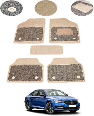MSNP Leatherite 7D Mat For  Skoda Superb(Beige)