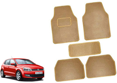 AUTO PEARL Polyester Standard Mat For  Volkswagen Polo Cross(Beige)