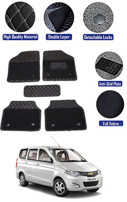 MATIES PVC 7D Mat For  Toyota Enjoy(Black)