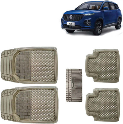 Kingsway PVC Tray Mat For  MG Hector Plus(Brown)