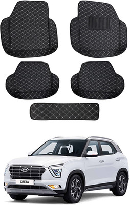MATIES Leatherite 7D Mat For  Hyundai Creta(Black)