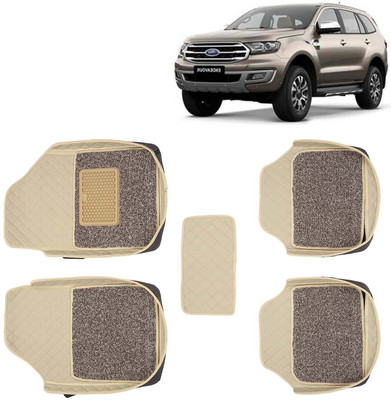Kingsway Leatherite 7D Mat For  Ford Endeavour(Beige)