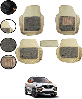 monolive Leatherite Tray Mat For  Renault Universal For Car(Beige)