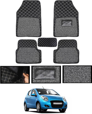 MSNP Leatherite 7D Mat For  Maruti Suzuki Universal For Car(Black)