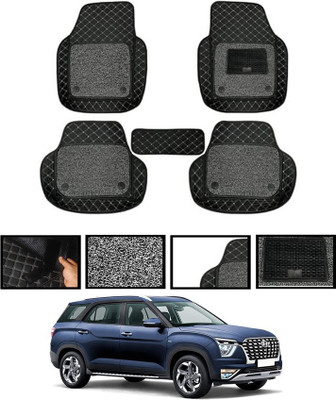 zplus Leatherite 7D Mat For  Hyundai Alcazar(Black)