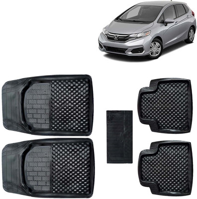Kingsway PVC Tray Mat For  Honda Jazz(Black)