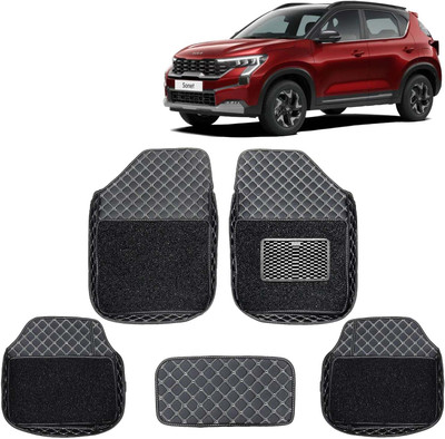 Kingsway Leatherite 7D Mat For  Kia Sonet(Black)