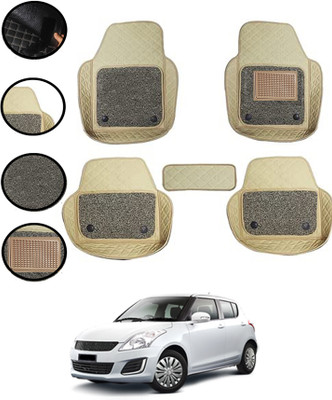 ABJD Leatherite 7D Mat For  Maruti Suzuki Swift(Beige)