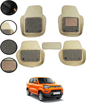 monolive Leatherite Tray Mat For  Maruti Suzuki Universal For Car(Beige)