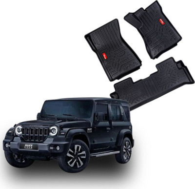 pruvu TPV 3D Mat For  Mahindra Thar Roxx(Black)