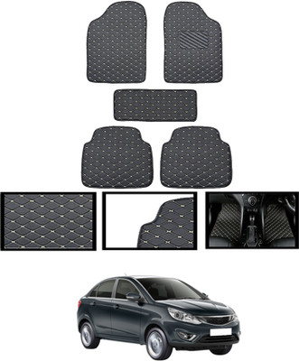 CCMM Leatherite Standard Mat For  Tata Zest(Black)