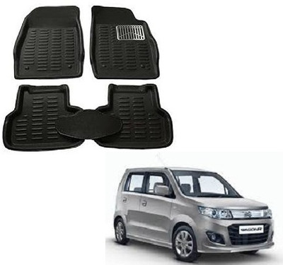 SLSHILPA Plastic 3D Mat For  Maruti Suzuki WagonR(Black)