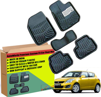 Autowhrib Plastic 3D Mat For  Maruti Suzuki Swift Dzire(Black)