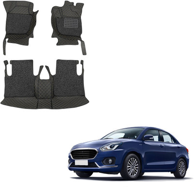 AUTOiSTiX Leatherite 7D Mat For  Maruti Suzuki Swift Dzire(Black, Beige)
