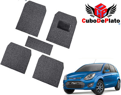 CuboDePlato PVC, Nylon Standard Mat For  Ford Figo(Grey)