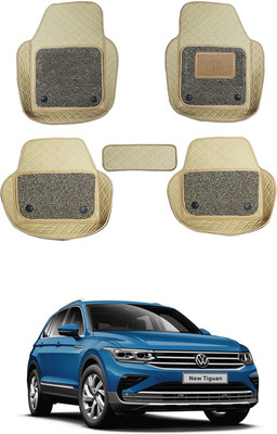 AYW Leatherite 7D Mat For  Volkswagen Tiguan(Beige)