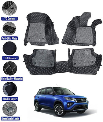 RKPSP Leatherite 7D Mat For  Toyota Urban Cruiser(Black)