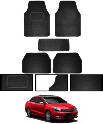ABJD Fabric Standard Mat For  Skoda Rapid(Black)