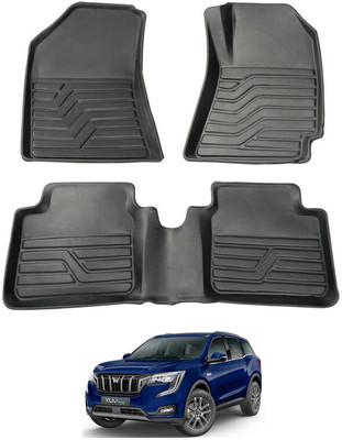 MATIES PVC Tray Mat For  Mahindra XUV 700 (7 Seater)(Black)