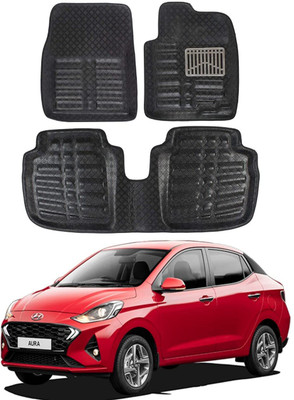 Ds enterprise PVC 5D Mat For  Hyundai Aura(Black)