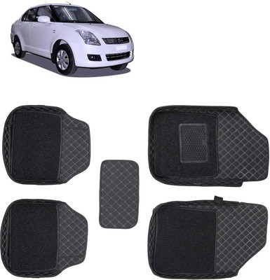 VIAZ VENTURES Leatherite 7D Mat For  Maruti Suzuki Swift Dzire(Black)