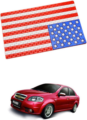 LOVMOTO Plastic Tray Mat For  Chevrolet Aveo(Multicolor)