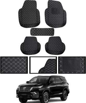 AYW Leatherite 7D Mat For  Toyota Fortuner(Black)