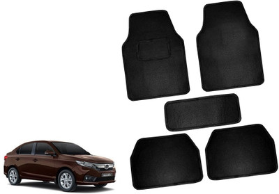 AUTO PEARL Polyester Standard Mat For  Honda Amaze(Black)
