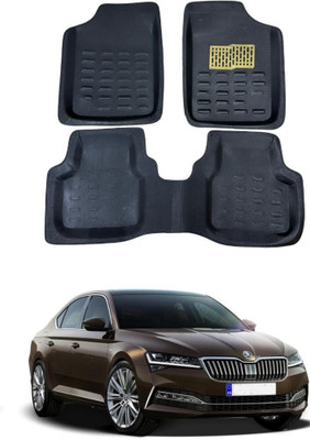 arneja trading company Polyutherine 3D Mat For  Skoda Superb(Black)