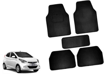AUTO PEARL Polyester Standard Mat For  Hyundai Eon(Black)