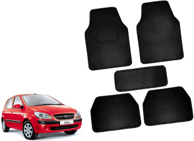 AUTO PEARL Polyester Standard Mat For  Hyundai Getz(Black)