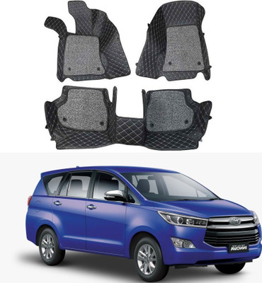 VIAZ VENTURES Leatherite 7D Mat For  Toyota Innova Crysta(Black)