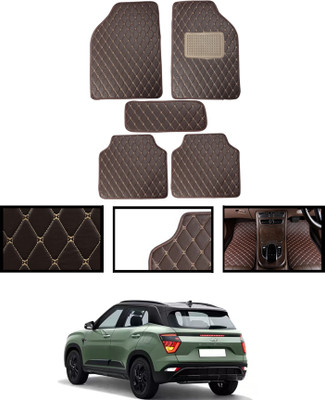 MATIES Leatherite Standard Mat For  Hyundai Creta(Brown)