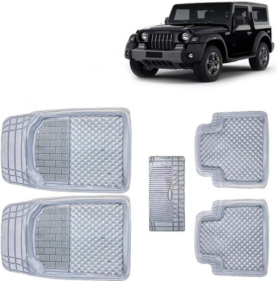 Kingsway PVC Tray Mat For  Mahindra Thar(Clear)