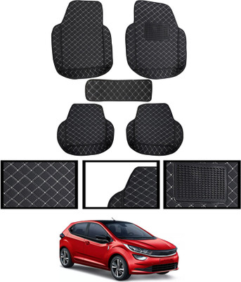MATIES Leatherite 7D Mat For  Tata Altroz(Black)