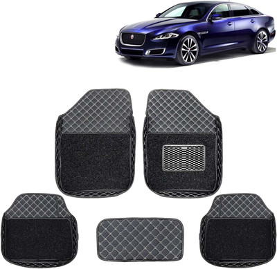 Kingsway Leatherite 7D Mat For  Jaguar XJ-TYPE(Black)