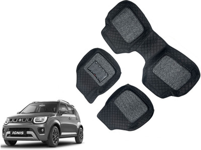 AUTO PEARL Leatherite 7D Mat For  Maruti Ignis(Black)
