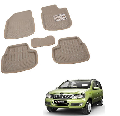 ROSHNEER ENTERPRISES PVC 3D Mat For  Mahindra Quanto(Beige)