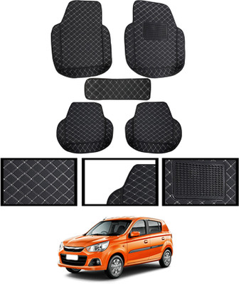 MSNP Leatherite Standard Mat For  Maruti Suzuki Alto K10(Black)