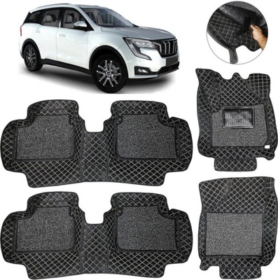NEEKDEE Leatherite 7D Mat For  Mahindra XUV 700 (7 Seater)(Black)