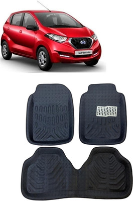 arneja trading company Polyutherine 3D Mat For  Datsun Redi GO(Black)