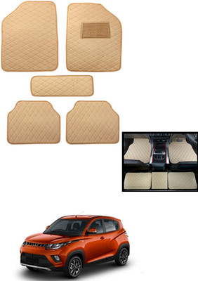 MATIES Leatherite Standard Mat For  Mahindra Universal For Car(Beige)