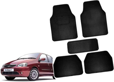 AUTO PEARL Polyester Standard Mat For  Tata Indigo CS(Black)