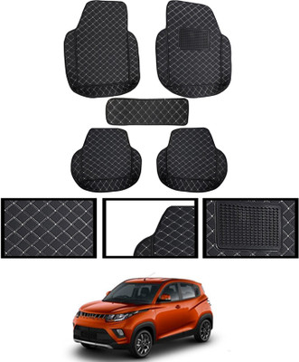 MSNP Leatherite 7D Mat For  Mahindra Universal For Car(Black)