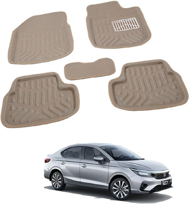 ROSHNEER ENTERPRISES PVC 3D Mat For  Honda Universal For Car(Beige)