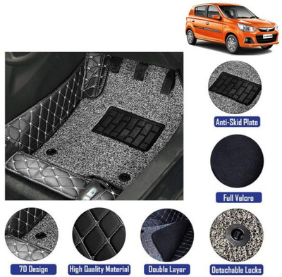 Ds enterprise Leatherite 7D Mat For  Maruti Suzuki Alto K10(Black)