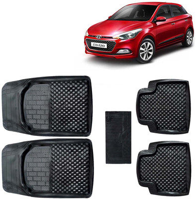 Kingsway PVC Tray Mat For  Hyundai Elite i20(Black)