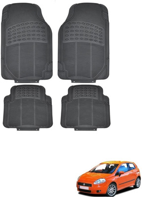 KOZDIKO Rubber Standard Mat For  Fiat Grand Punto(Black)