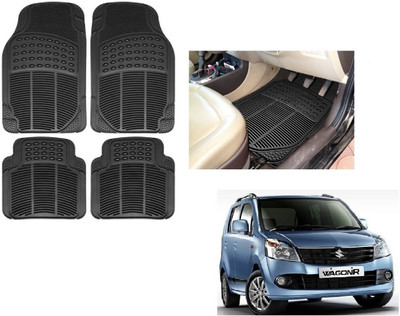 ROSHNEER ENTERPRISES Rubber Standard Mat For  Maruti WagonR(Black)
